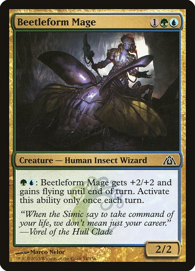 Image for Beetleform Mage (54) [Dragon's Maze] - Magic: The Gathering
