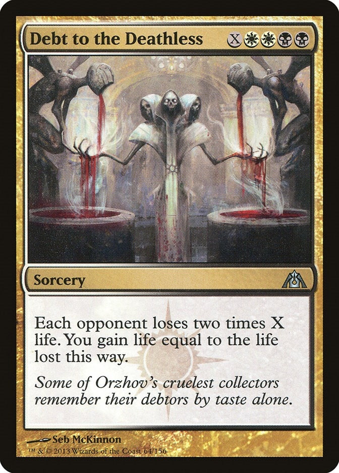 Image for Debt to the Deathless (64) [Dragon's Maze] - Magic: The Gathering