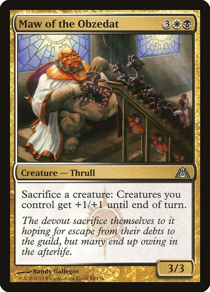 Image for Maw of the Obzedat (83) [Dragon's Maze] - Magic: The Gathering