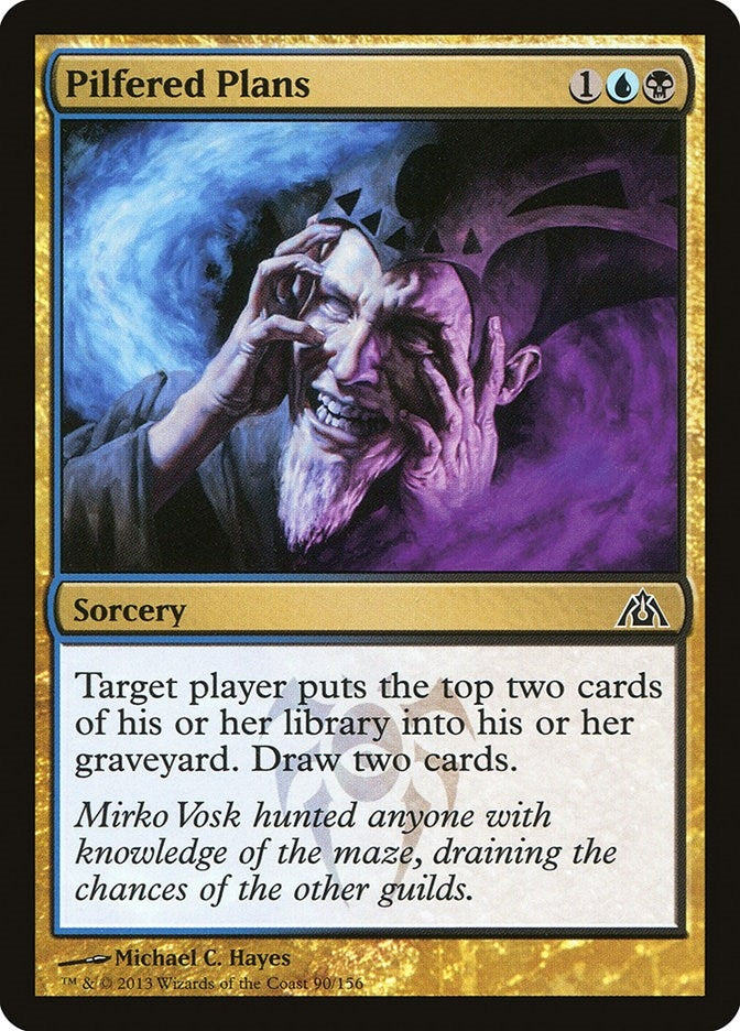 Image for Pilfered Plans (90) [Dragon's Maze] - Magic: The Gathering