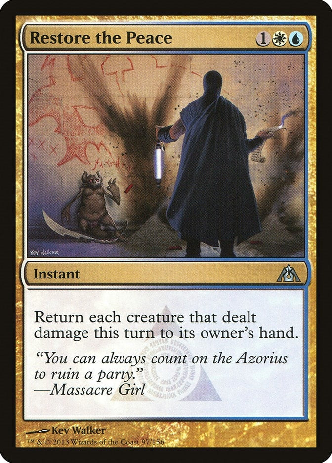 Image for Restore the Peace (97) [Dragon's Maze] - Magic: The Gathering