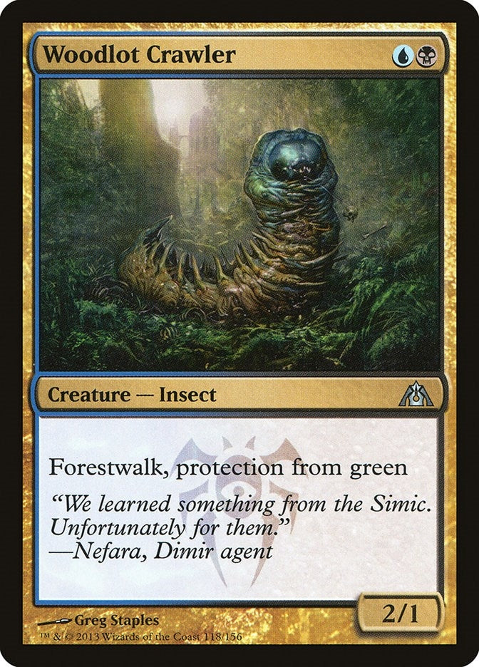 Image for Woodlot Crawler (118) [Dragon's Maze] - Magic: The Gathering