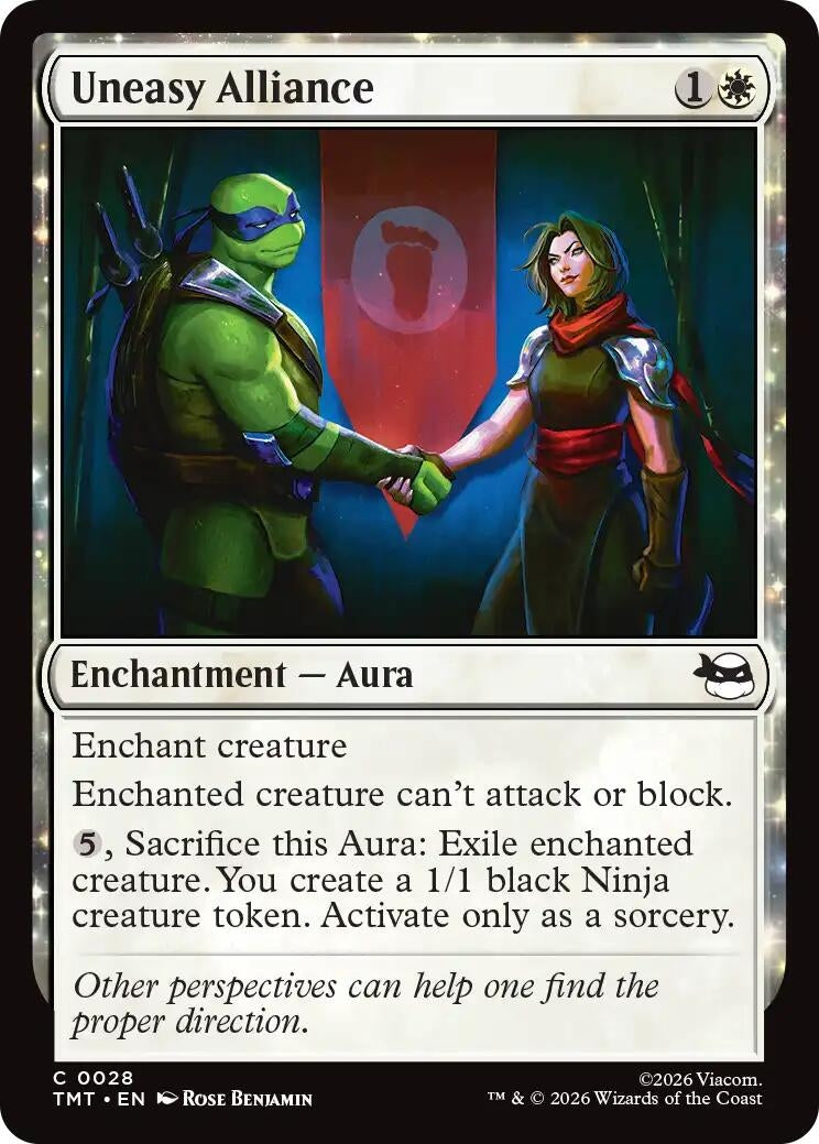 Image for Uneasy Alliance (28) [Teenage Mutant Ninja Turtles] - Magic: The Gathering
