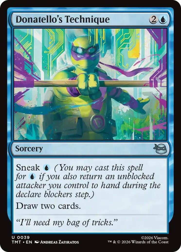 Image for Donatello's Technique (39) [Teenage Mutant Ninja Turtles] - Magic: The Gathering