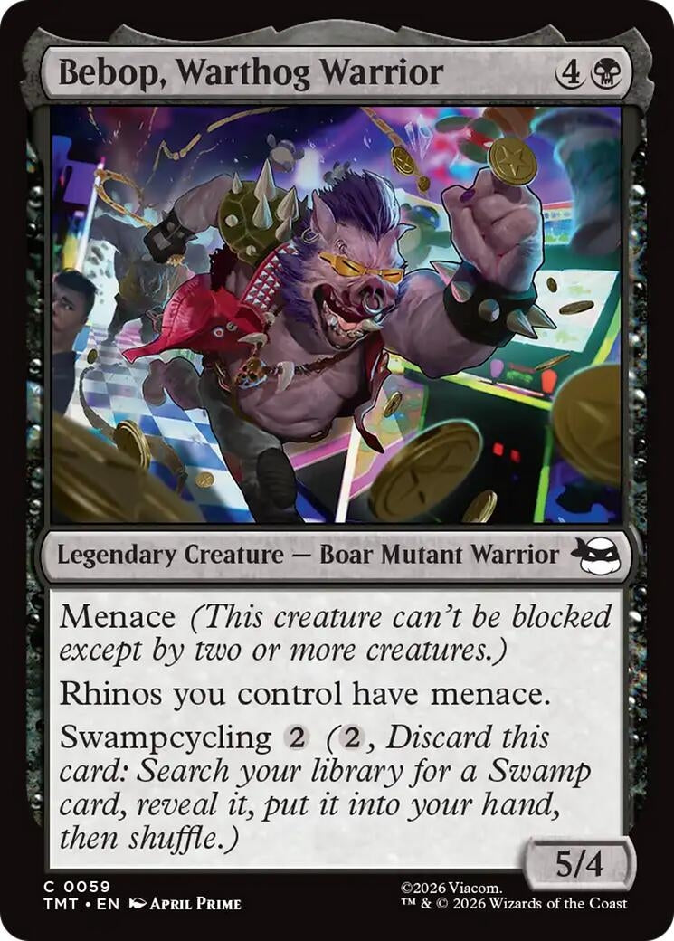 Image for Bebop, Warthog Warrior (59) [Teenage Mutant Ninja Turtles] - Magic: The Gathering