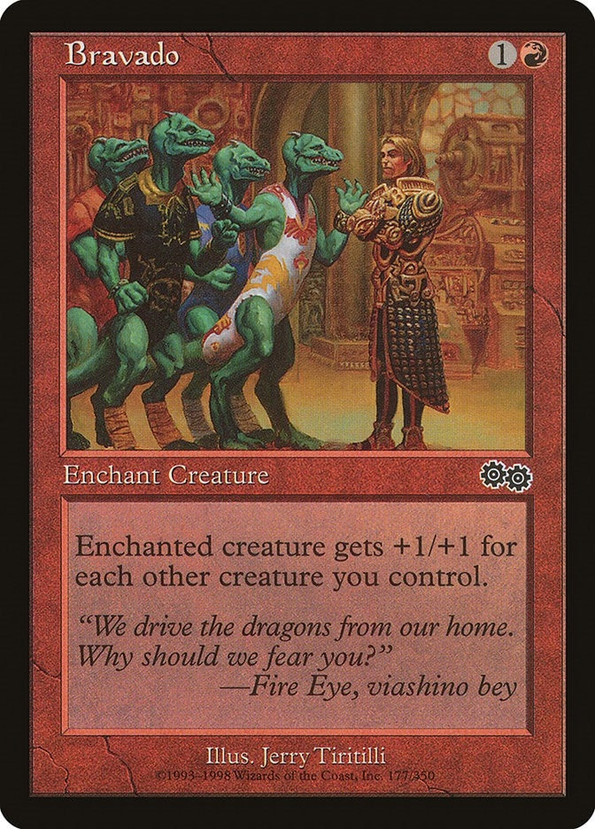 Image for Bravado (177) [Urza's Saga] - Magic: The Gathering