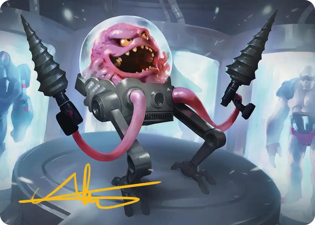 Image for Krang, Master Mind Art Card (4/54) (Gold-Stamped Signature) (4) [Teenage Mutant Ninja Turtles] - Magic: The Gathering