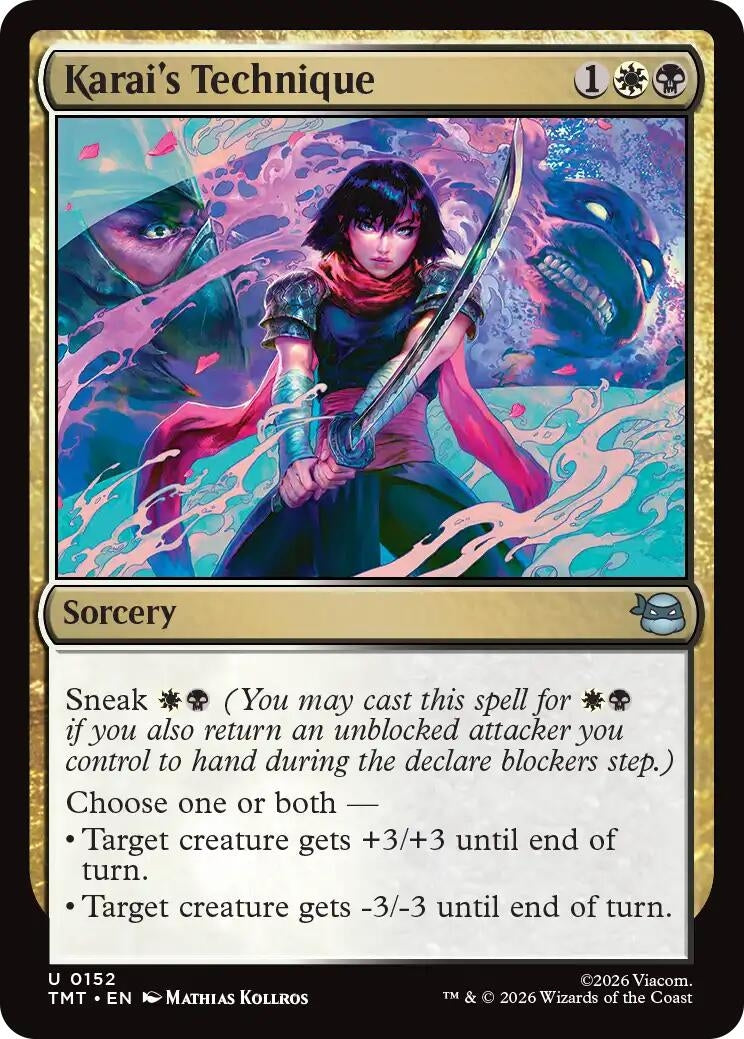 Image for Karai's Technique (152) [Teenage Mutant Ninja Turtles] - Magic: The Gathering
