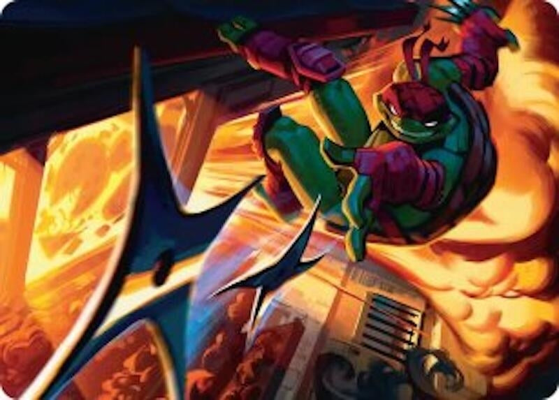 Storm of Steel Art Card (48) [Art Series: Teenage Mutant Ninja Turtles]