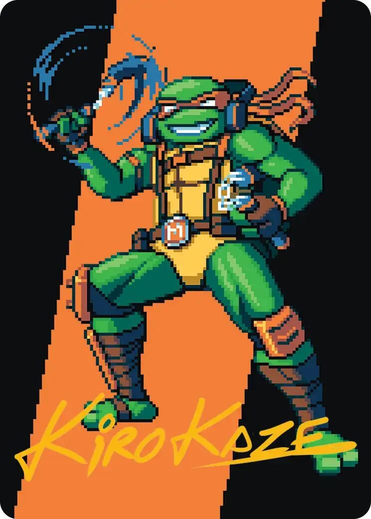 Image for Michelangelo, the Heart Art Card (Gold-Stamped Signature) (35) [Teenage Mutant Ninja Turtles] - Magic: The Gathering
