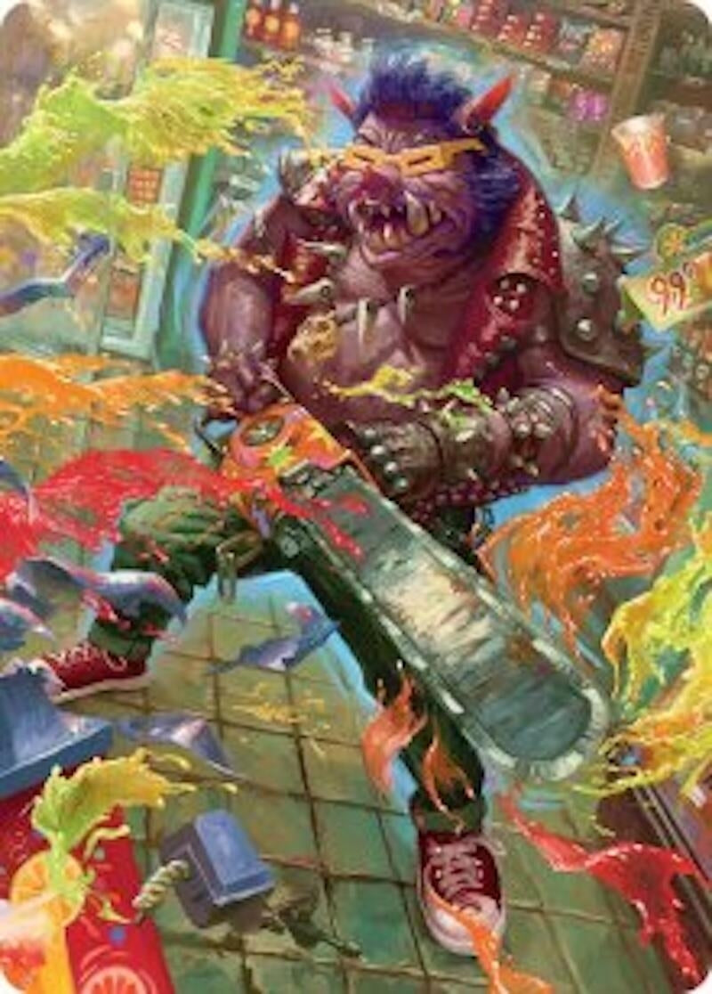 Bebop, Porcine Punk Art Card (52) [Art Series: Teenage Mutant Ninja Turtles]