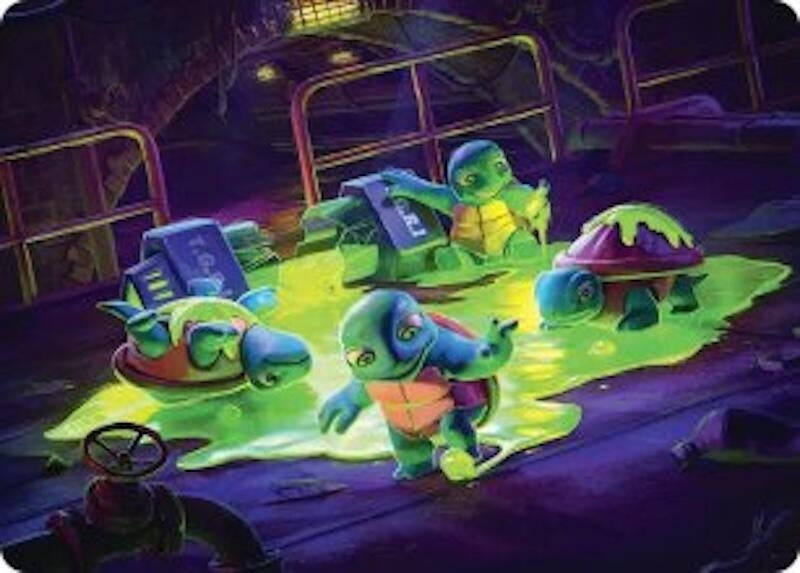 The Ooze Art Card (18) [Art Series: Teenage Mutant Ninja Turtles]