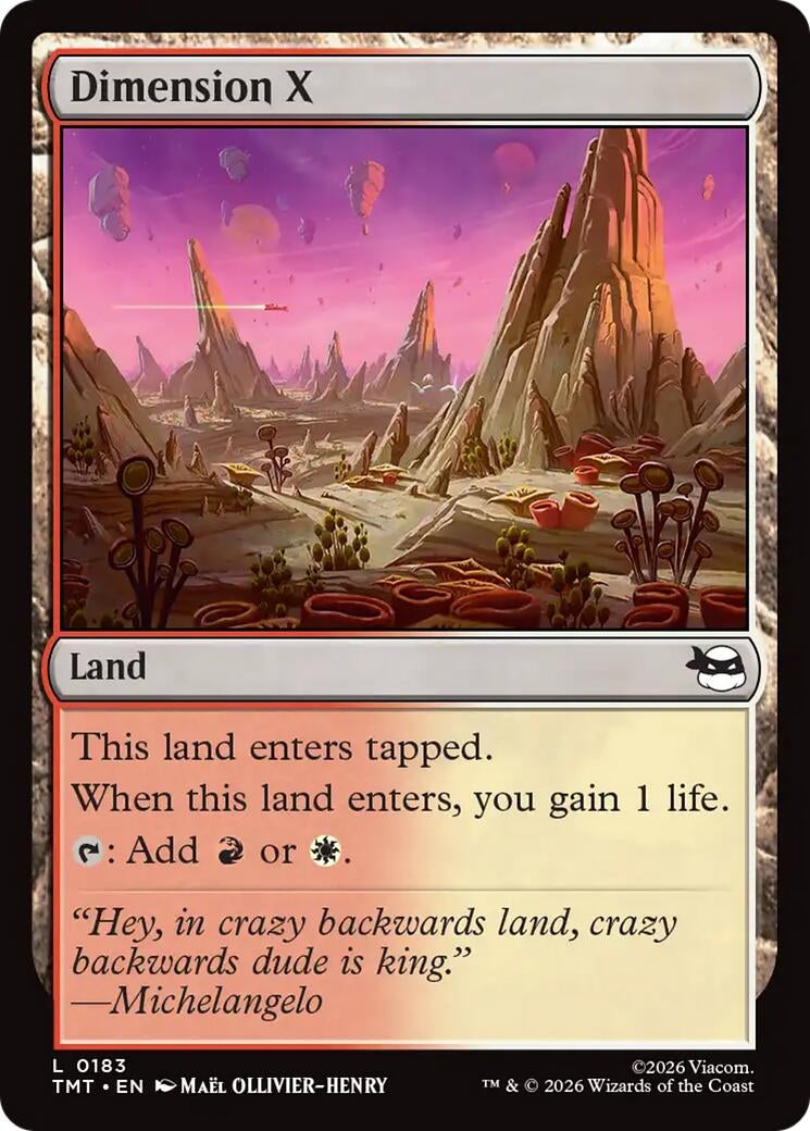 Image for Dimension X (183) [Teenage Mutant Ninja Turtles] - Magic: The Gathering