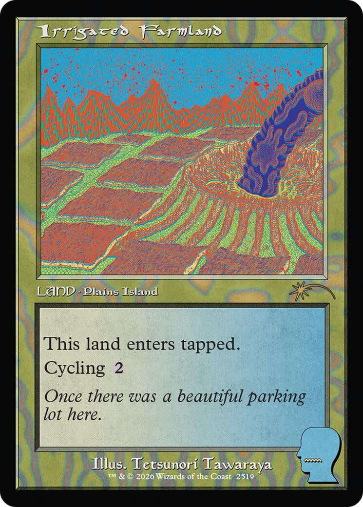 Image for Irrigated Farmland (2519) [Secret Lair Drop Series] - Magic: The Gathering