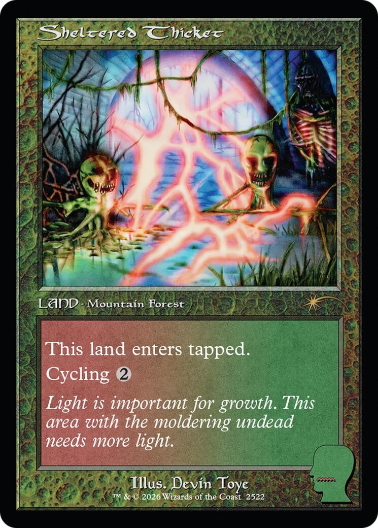 Image for Sheltered Thicket (2522) [Secret Lair Drop Series] - Magic: The Gathering