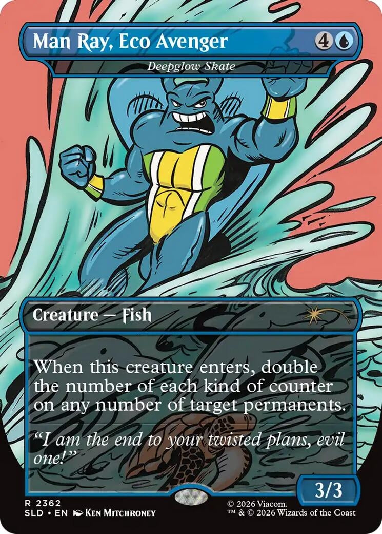 Image for Man Ray, Eco Avenger - Deepglow Skate (2362) [Secret Lair Drop Series] - Magic: The Gathering
