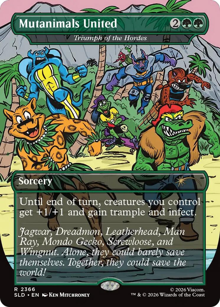 Mutanimals United - Triumph of the Hordes (2366) [Secret Lair Drop Series]