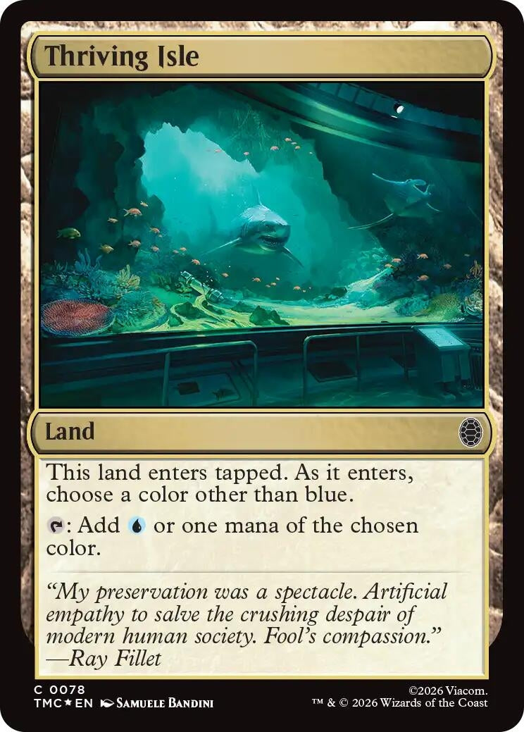 Thriving Isle (Surge Foil) (78) [Commander: Teenage Mutant Ninja Turtles]