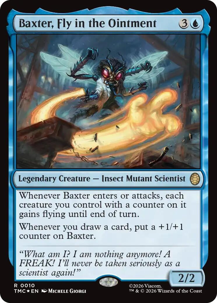 Baxter, Fly in the Ointment (Surge Foil) (10) [Commander: Teenage Mutant Ninja Turtles]