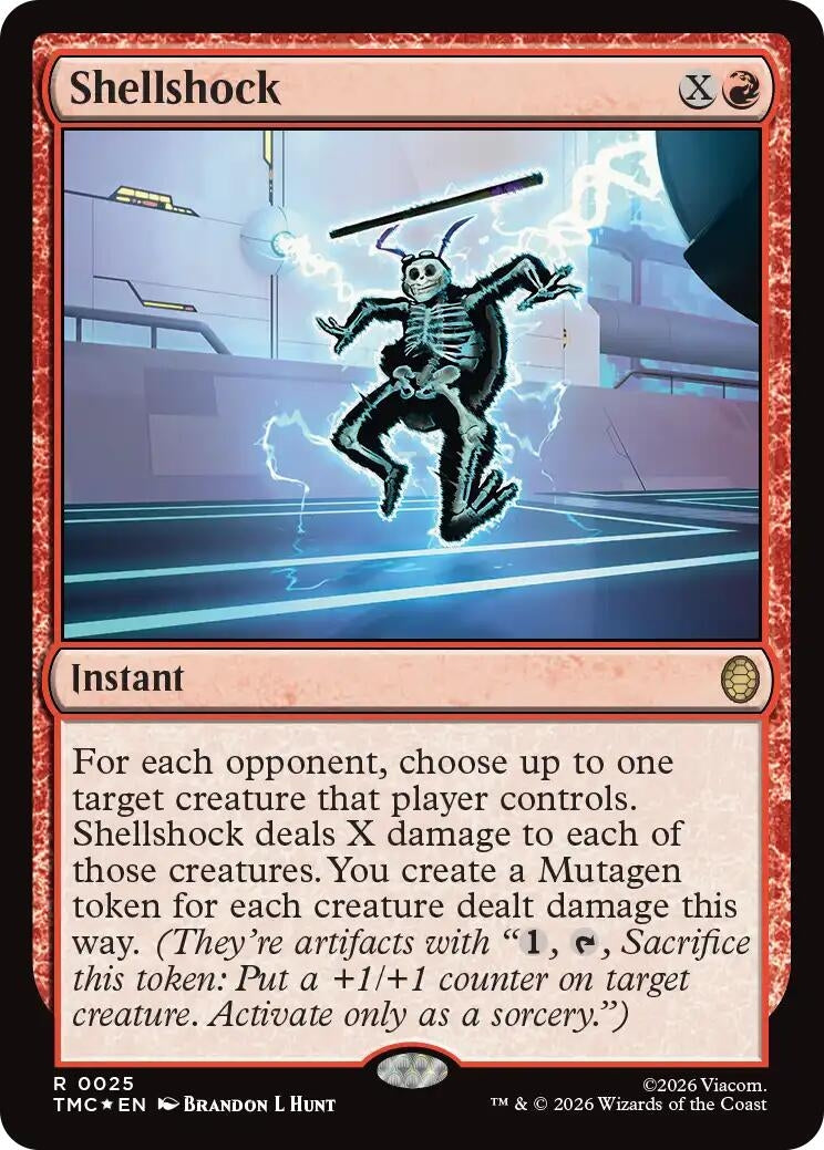 Shellshock (Surge Foil) (25) [Commander: Teenage Mutant Ninja Turtles]