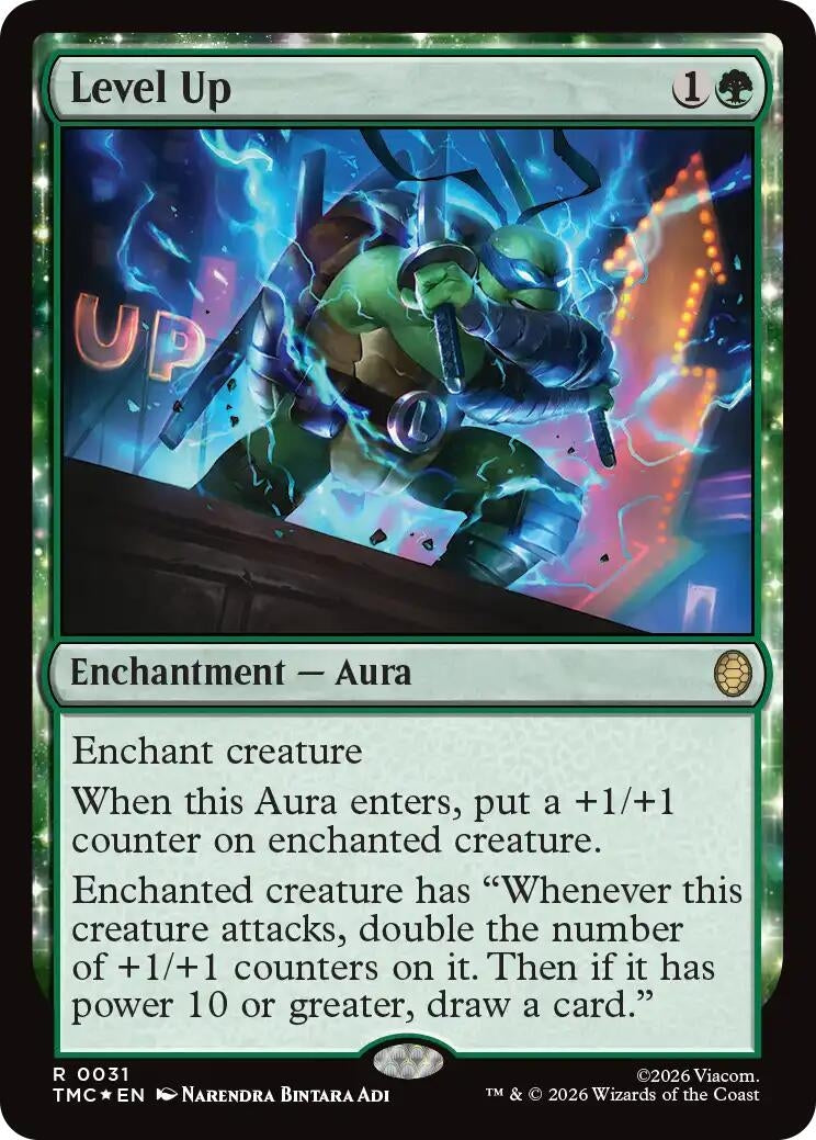 Level Up (Surge Foil) (31) [Commander: Teenage Mutant Ninja Turtles]