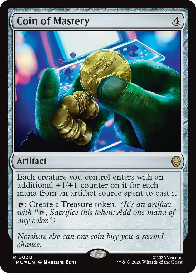 Coin of Mastery (Surge Foil) (38) [Commander: Teenage Mutant Ninja Turtles]