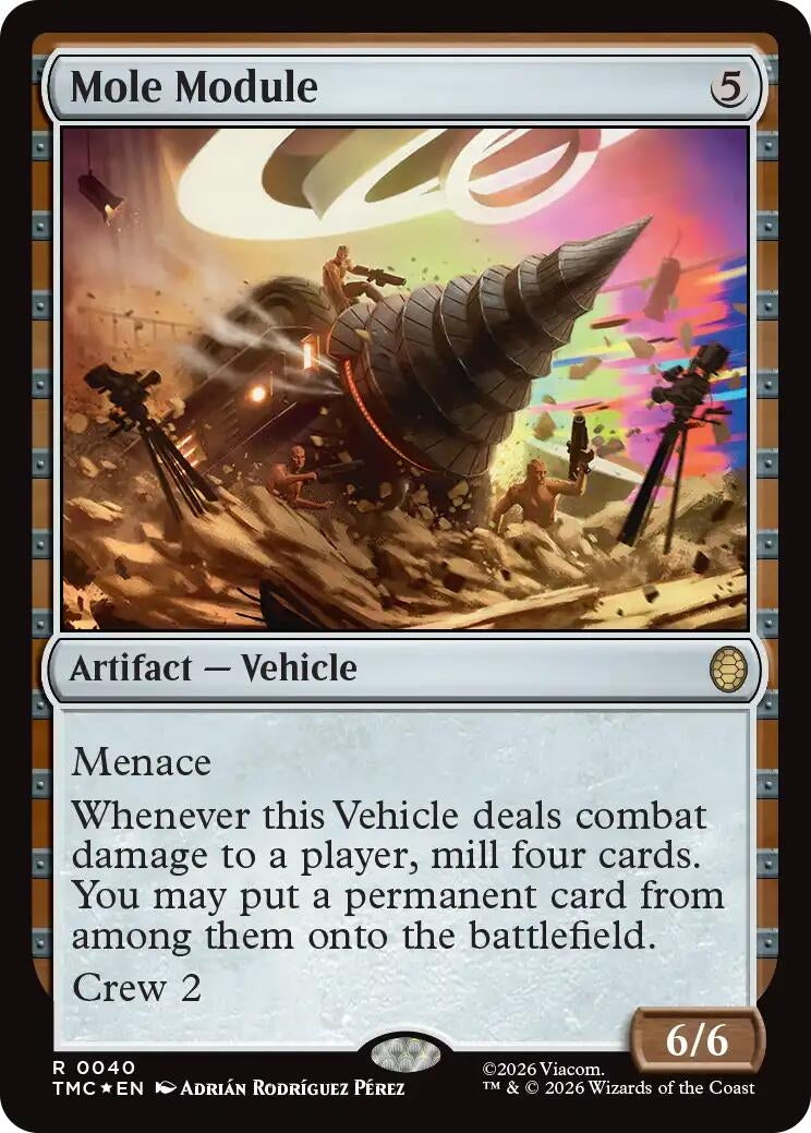 Mole Module (Surge Foil) (40) [Commander: Teenage Mutant Ninja Turtles]