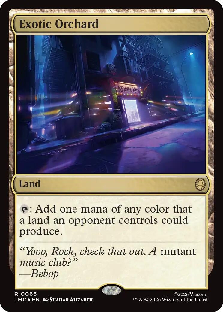 Exotic Orchard (Surge Foil) (66) [Commander: Teenage Mutant Ninja Turtles]