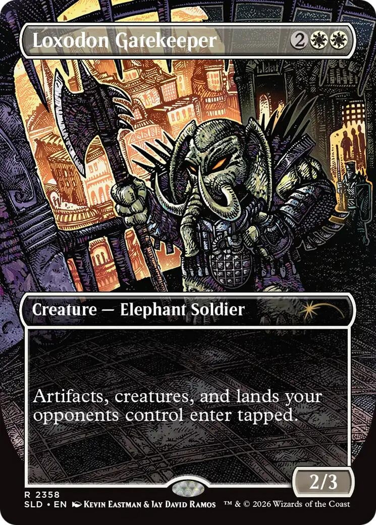 Image for Loxodon Gatekeeper (2358) (2358) [Secret Lair Drop Series] - Magic: The Gathering