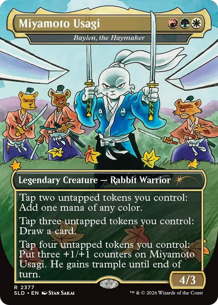 Image for Miyamoto Usagi - Baylen, the Haymaker (2377) [Secret Lair Drop Series] - Magic: The Gathering