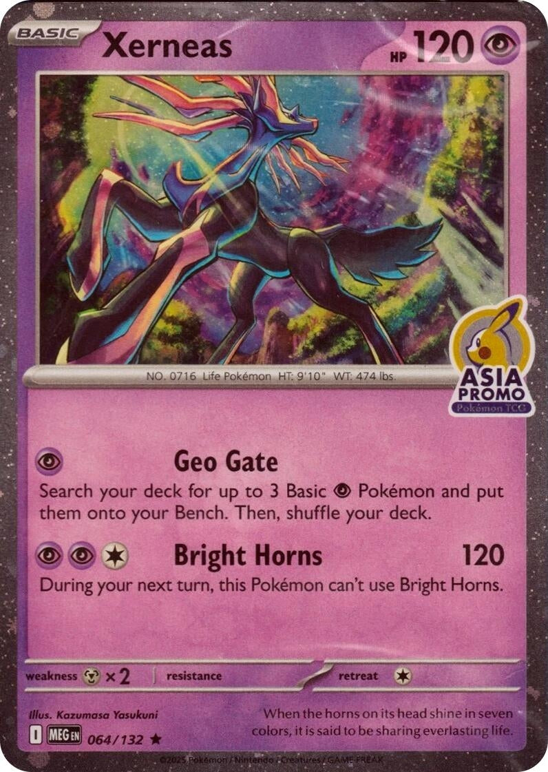 Image for Xerneas (Asia Promo) (064/132) [Miscellaneous Cards & Products] - Pokemon