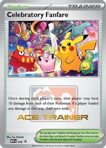 Image for Celebratory Fanfare (Ace Trainer) (028) [ME: Mega Evolution Promo] - Pokemon