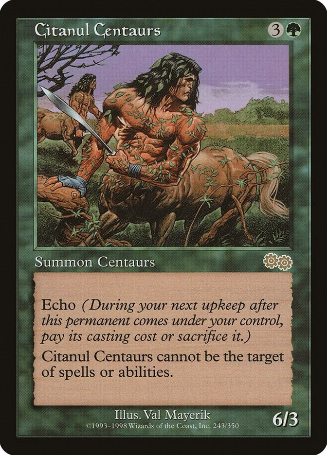 Image for Citanul Centaurs (243) [Urza's Saga] - Magic: The Gathering