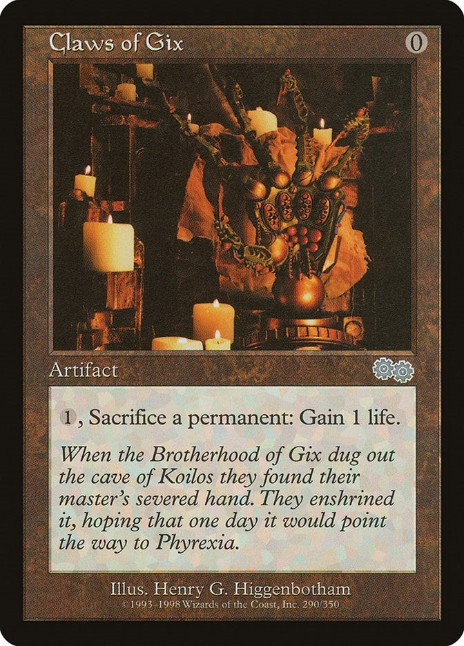 Image for Claws of Gix (290) [Urza's Saga] - Magic: The Gathering