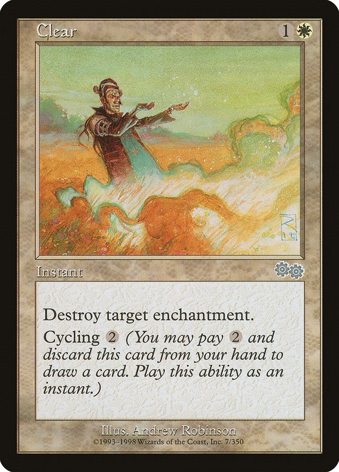 Image for Clear (7) [Urza's Saga] - Magic: The Gathering