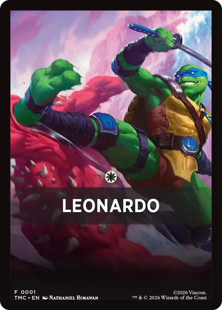Image for Leonardo Theme Card (1) [Teenage Mutant Ninja Turtles] - Magic: The Gathering