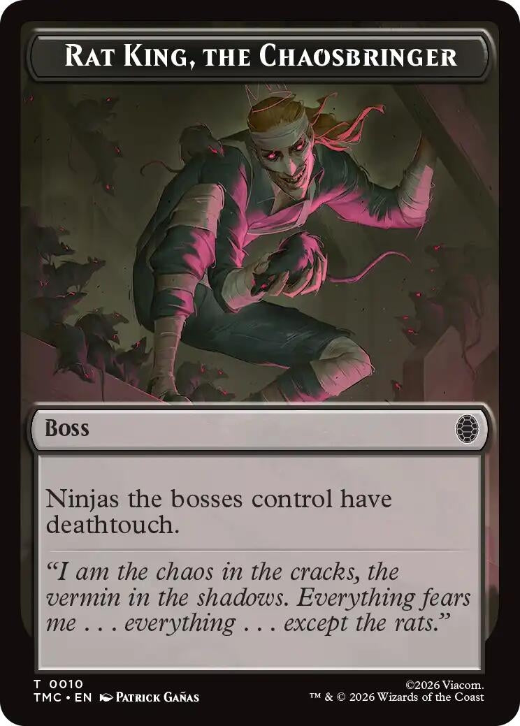 Image for Rat King, The Chaosbringer (10) [Teenage Mutant Ninja Turtles] - Magic: The Gathering