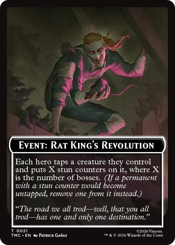 Image for Event: Rat King's Revolution (21) [Teenage Mutant Ninja Turtles] - Magic: The Gathering