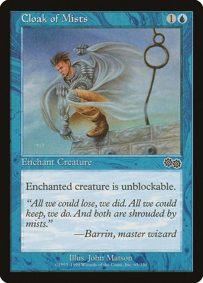 Image for Cloak of Mists [Urza's Saga] - Magic: The Gathering