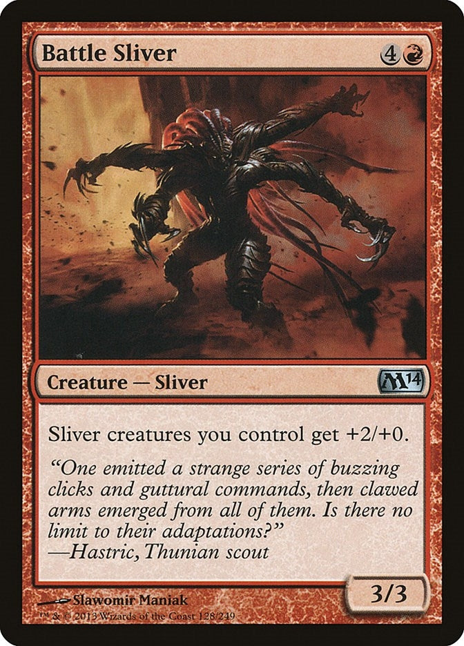 Image for Battle Sliver (128) [Magic 2014 (M14)] - Magic: The Gathering