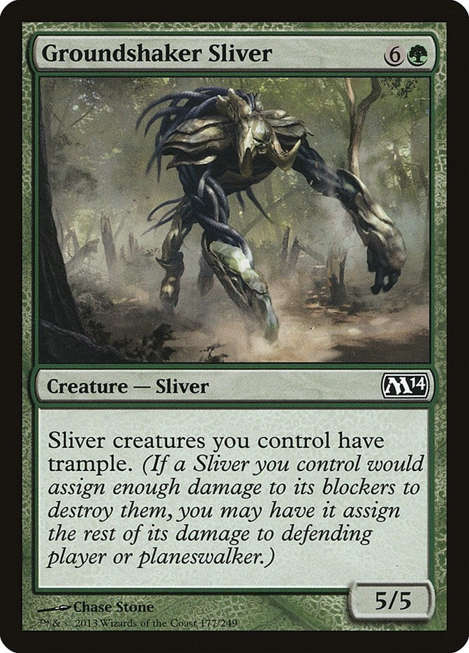 Image for Groundshaker Sliver (177) [Magic 2014 (M14)] - Magic: The Gathering