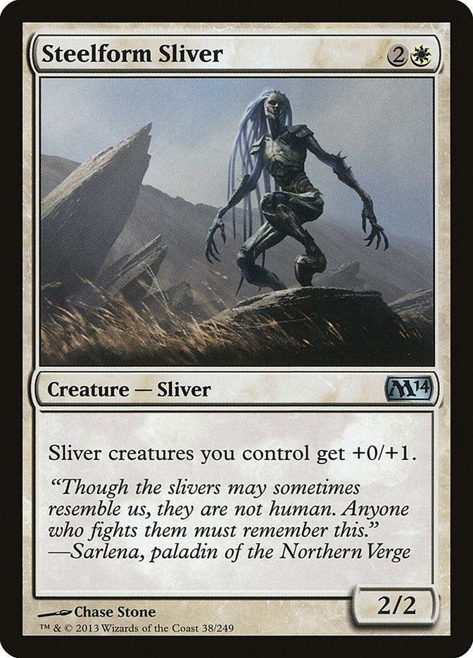 Image for Steelform Sliver (38) [Magic 2014 (M14)] - Magic: The Gathering
