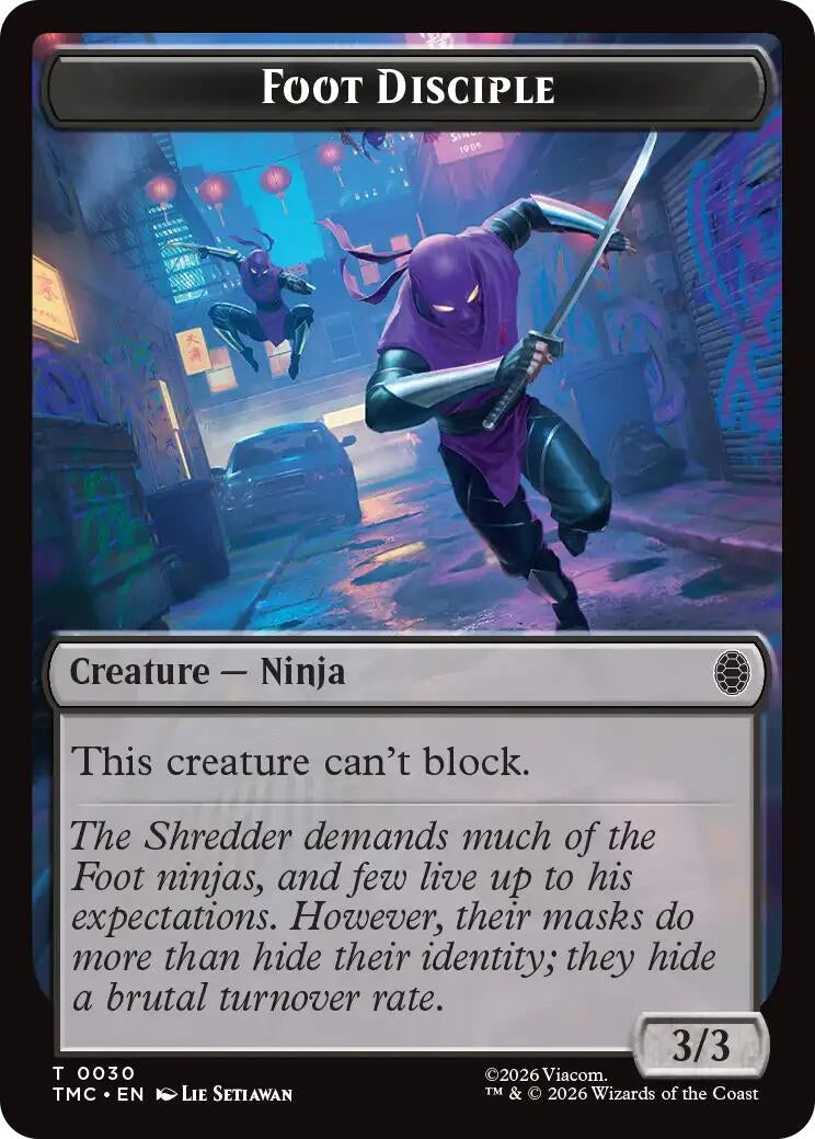 Image for Foot Disciple (30) [Teenage Mutant Ninja Turtles] - Magic: The Gathering
