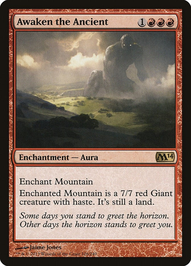 Image for Awaken the Ancient (126) [Magic 2014 (M14)] - Magic: The Gathering