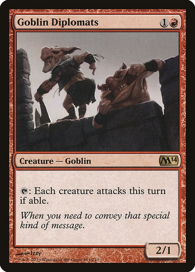 Image for Goblin Diplomats (141) [Magic 2014 (M14)] - Magic: The Gathering