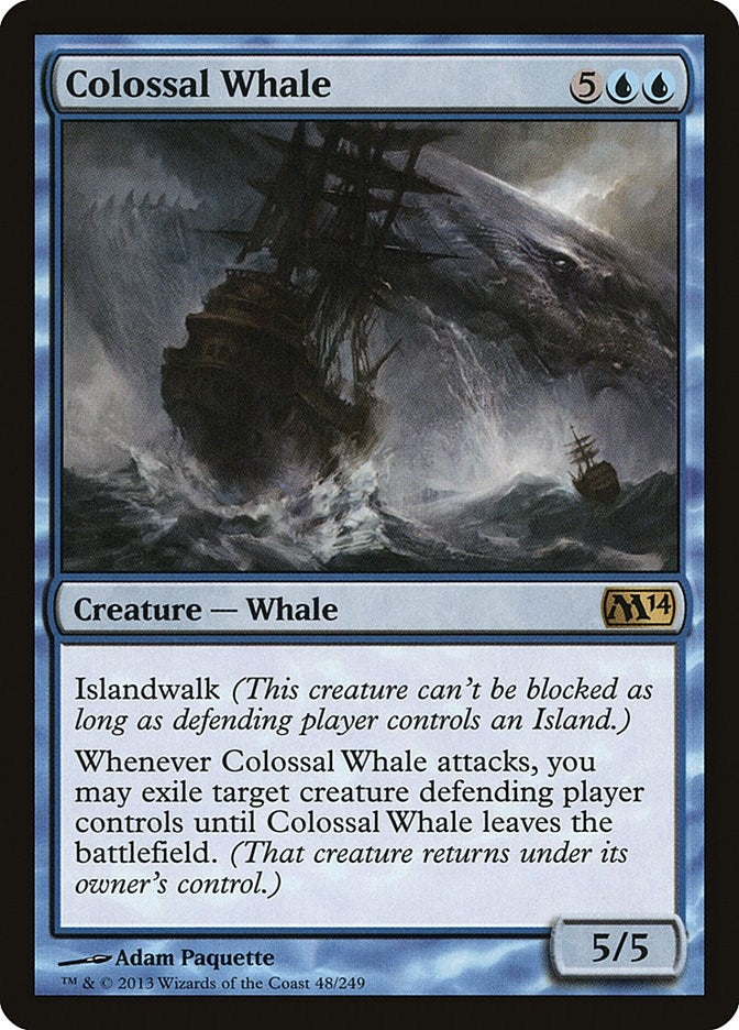 Image for Colossal Whale (48) [Magic 2014 (M14)] - Magic: The Gathering