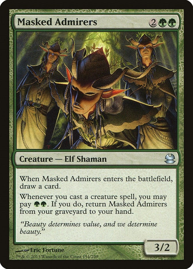 Masked Admirers (154) [Modern Masters]
