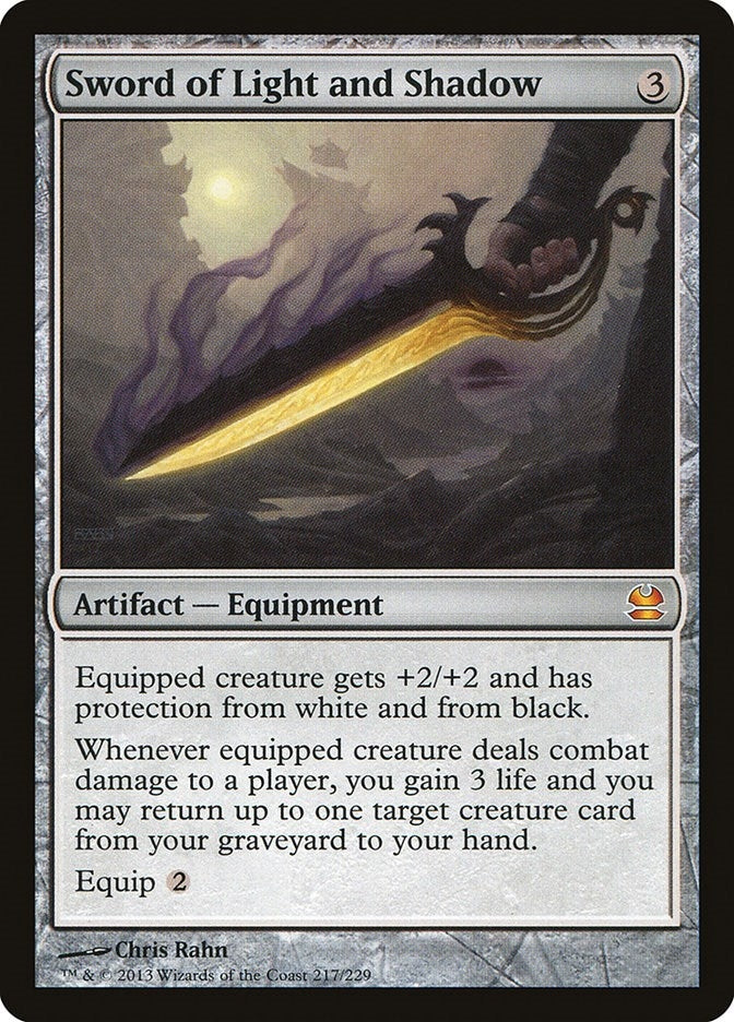Image for Sword of Light and Shadow (217) [Modern Masters] - Magic: The Gathering
