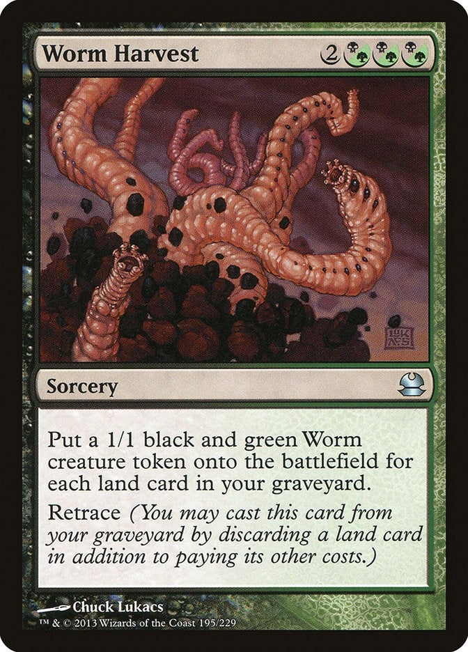 Image for Worm Harvest (195) [Modern Masters] - Magic: The Gathering