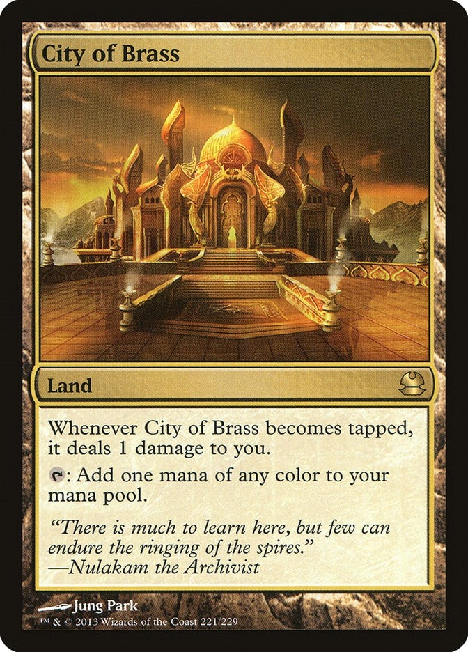 Image for City of Brass (221) [Modern Masters] - Magic: The Gathering